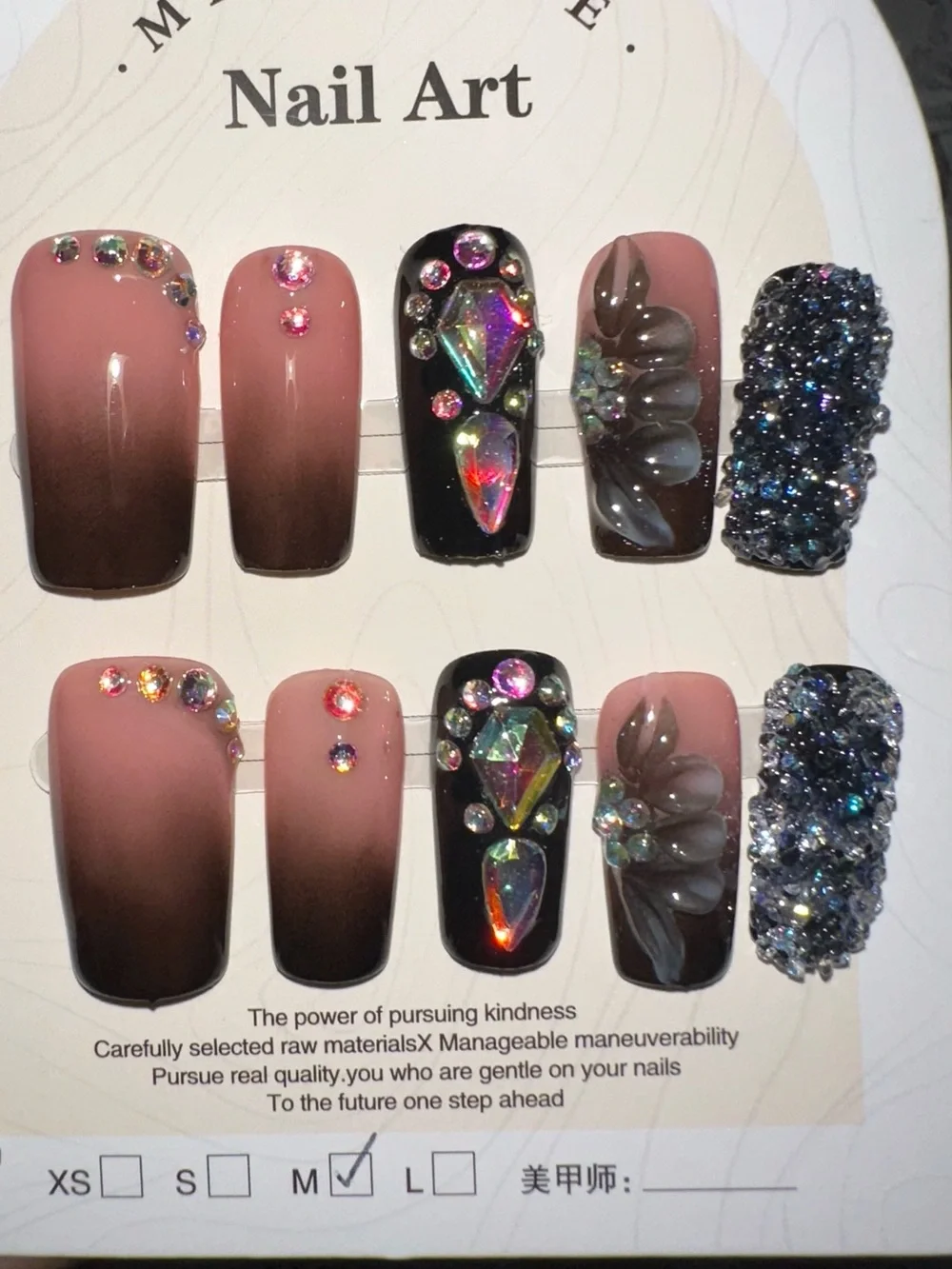 100 Sets of SURPRISE Assorted Press-On Nail Sets - Floral, Pink, Blue, Neutral